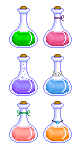 some more pixel potions