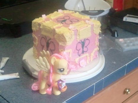 FlutterCube Cake