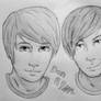 Dan and Phil Manga Style