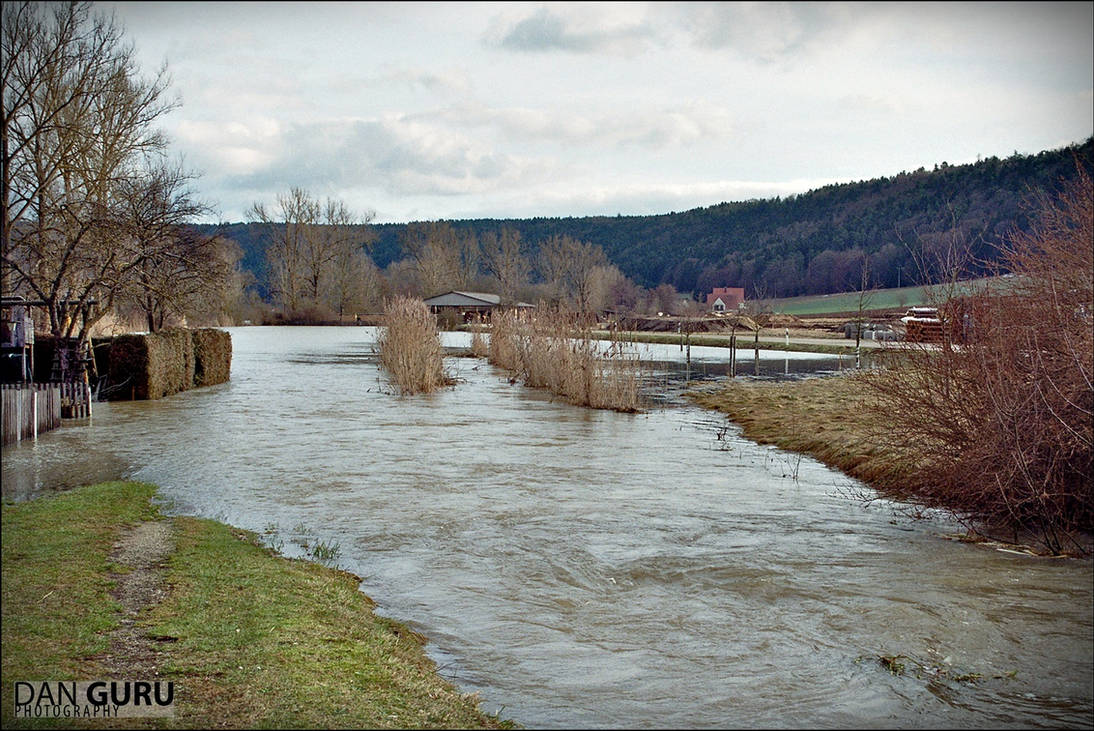 Bavarian Floods - Creek by RoqqR