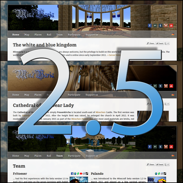 Minevaria Website 2.5 by RoqqR