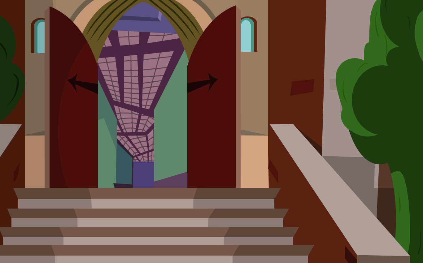 Monster High School Stairs Background