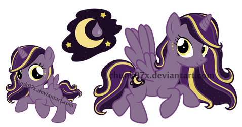 My Little Pony Adoptable - Moon Drop