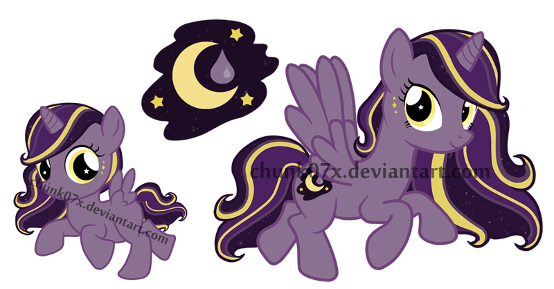 My Little Pony Adoptable - Moon Drop