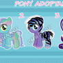 My little pony - Fish inspired ADOPTABLES