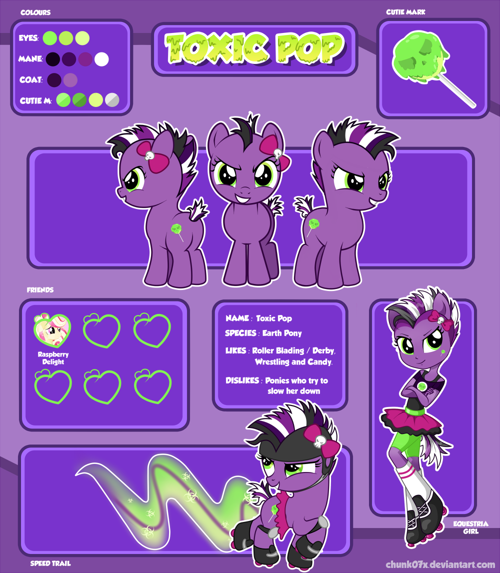 MLP Reference Sheet : Toxic Pop