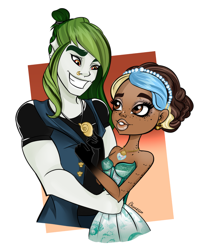 Monster top high aqua