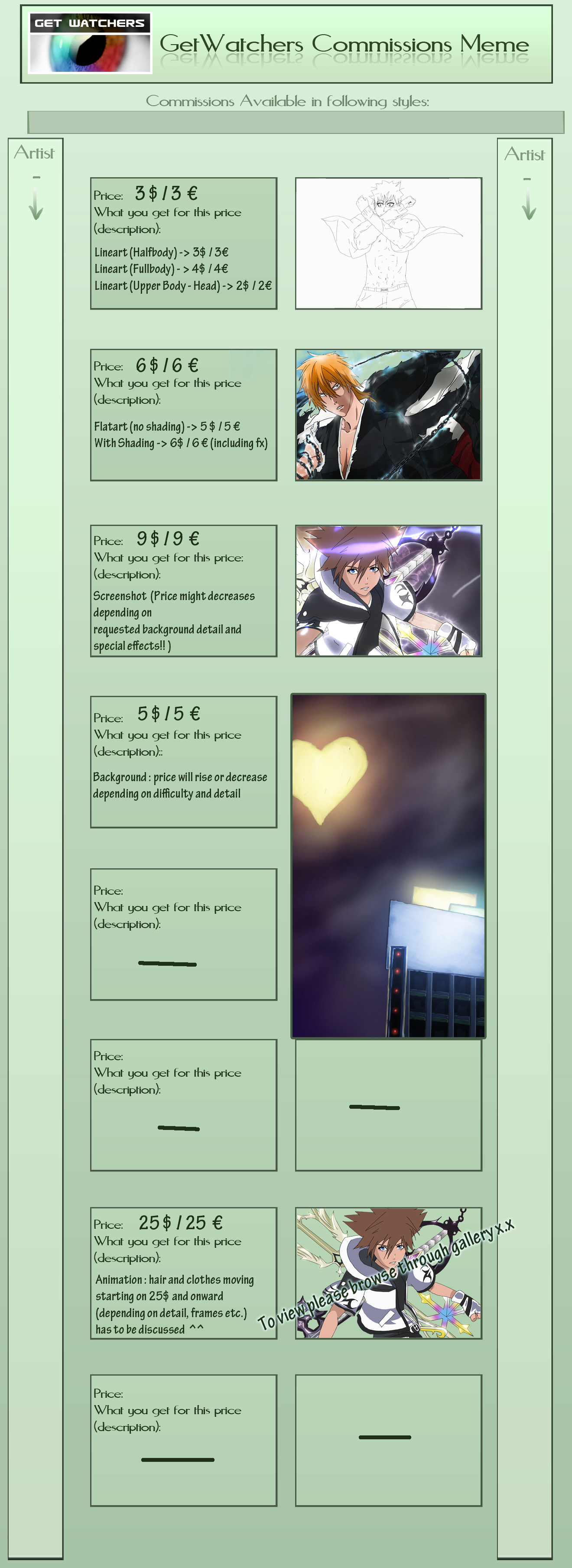 Commission Panel by Rayjii on DeviantArt