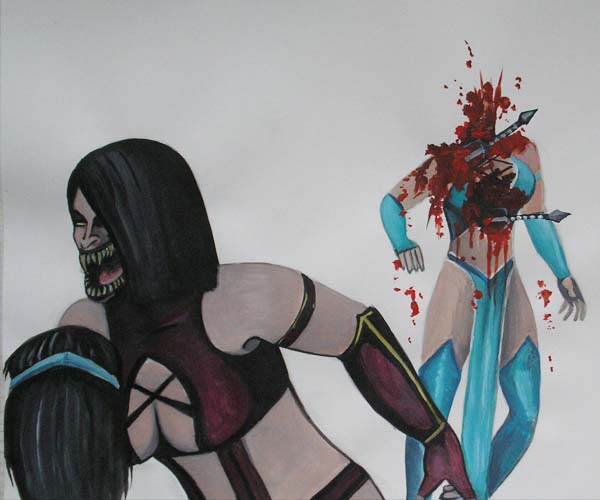 Mortal Kombat - Baraka vs Mileena by EinArt1218 on DeviantArt