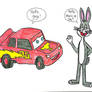 Lightning McQueen meet Bugs Bunny and Montana Max