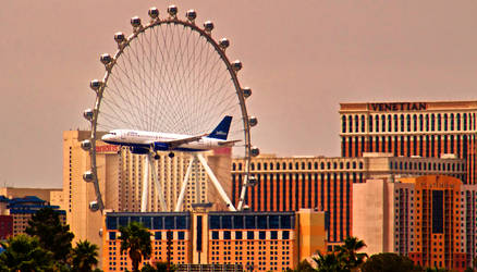Jet Blue Final Approach Las Vegas