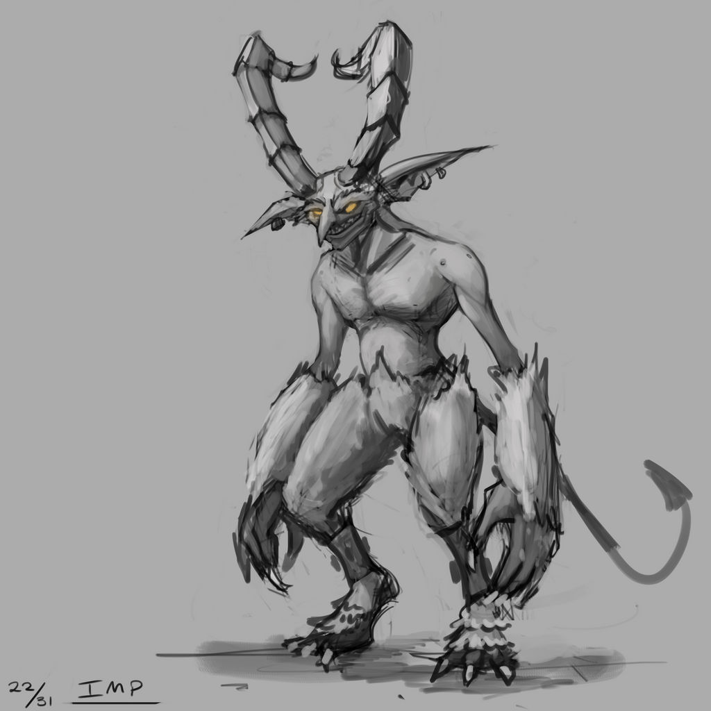 Daily Sketch 22 Imp By Tehsasquatch On Deviantart Daily Sketch 22 Imp By Tehsasquatch On Deviantart