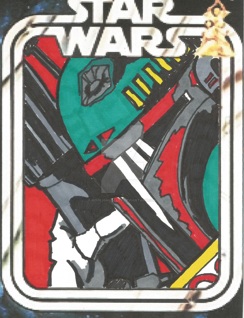 Boba Fett Sketch card