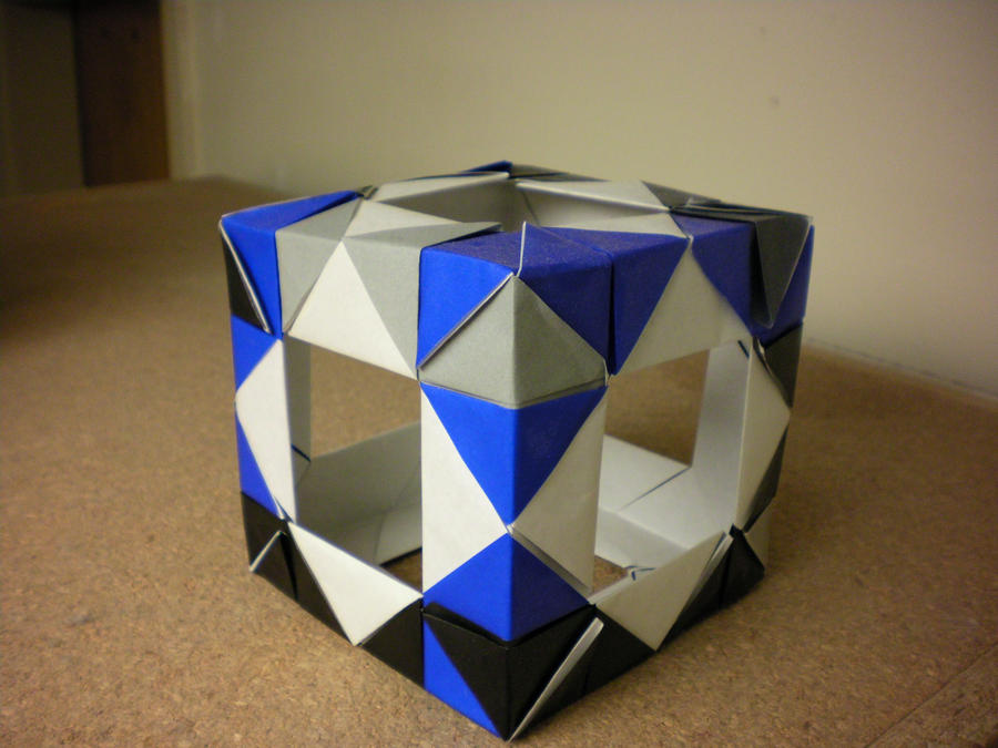 Cube Modular Origami cube modular origami by db31415 on DeviantArt