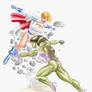 Power Girl vs She Hulk