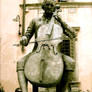 Cellist Statue