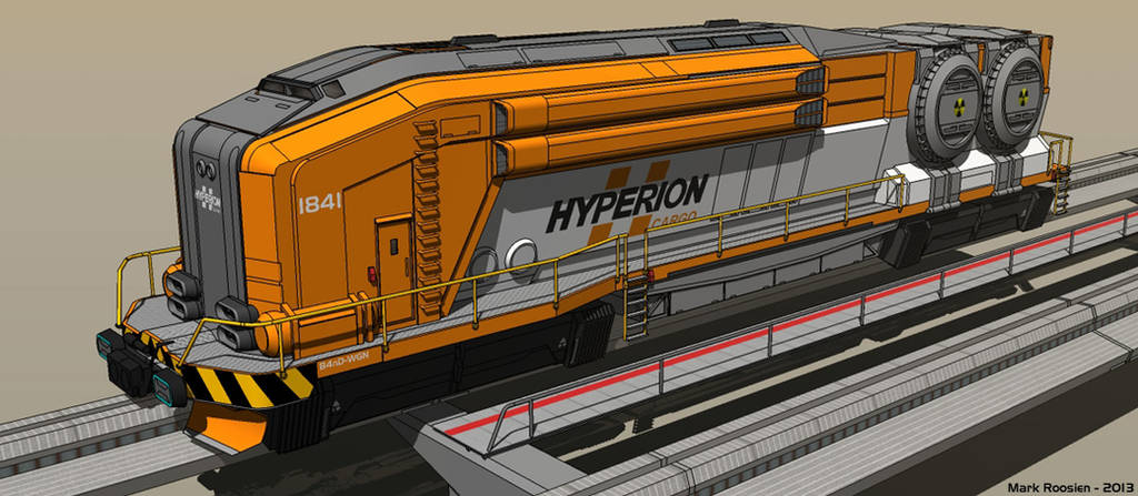 Nuclear Freight Engine by Marrekie