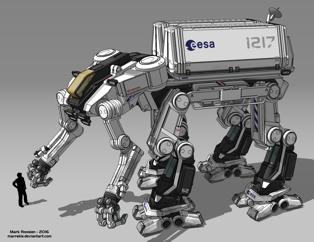 Space Exploration Mech by Marrekie on DeviantArt