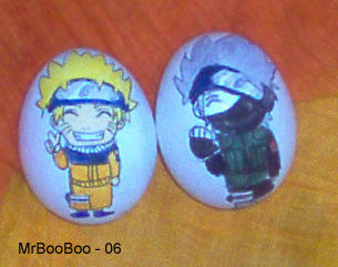 Naruto and Kakashi eggs