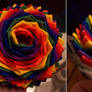 Rainbow Swirl Rose