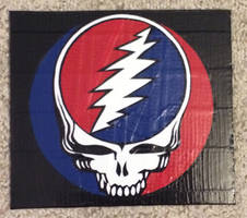 Grateful Dead logo (duct tape)