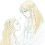 Finrod and Nerwen(young Galadriel)