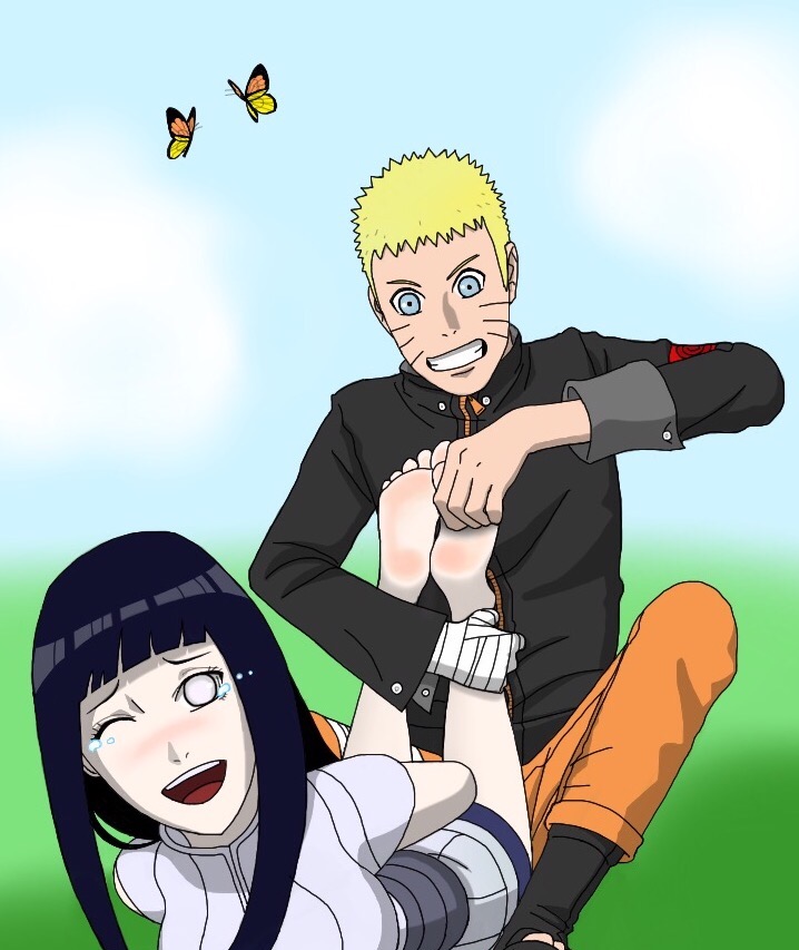 Hinata's weak spot.