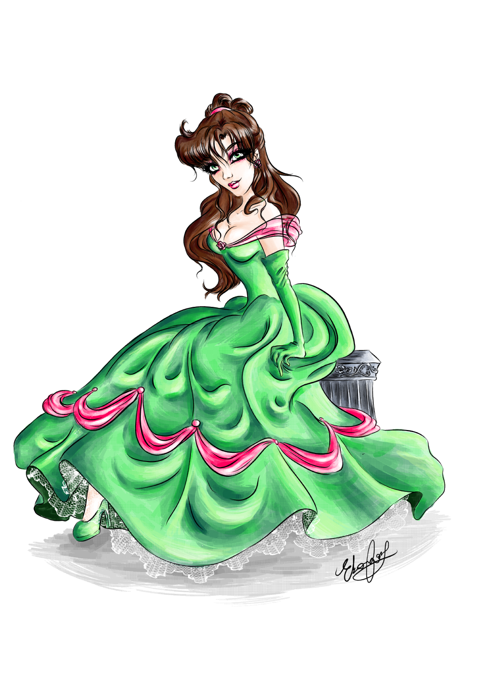 sailor jupiter princess dress Fresh teaser from the Sailor Princess set. Princess Jupiter by Violentianna : r/sailormoon