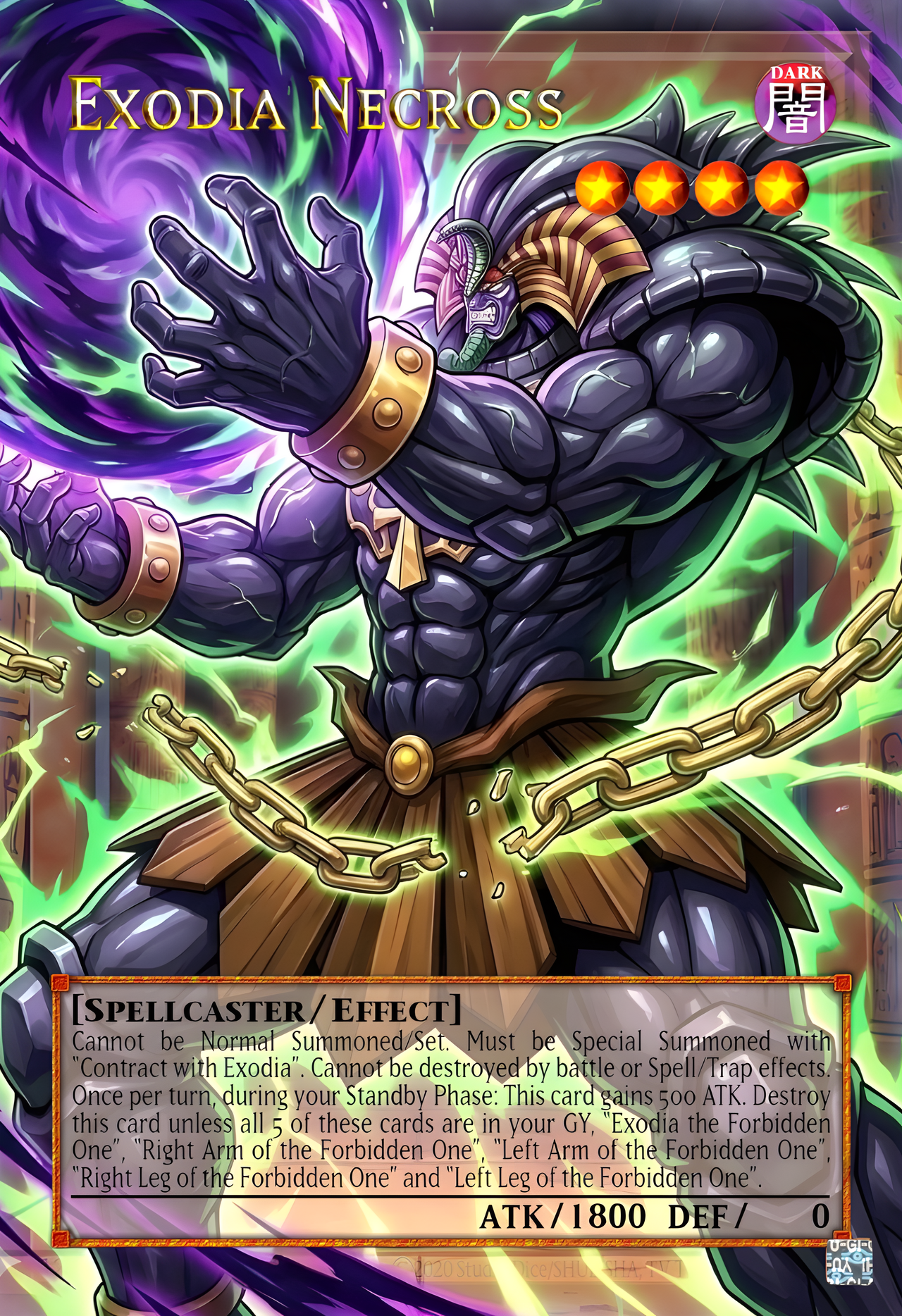 yugioh card exodia necross YU-GI-OH! - (LDK2-ENY09) - Legendary Decks II - 1st Edition A single individual card from the Yu Exodia Necross (Over-Frame) by Electriclemon930