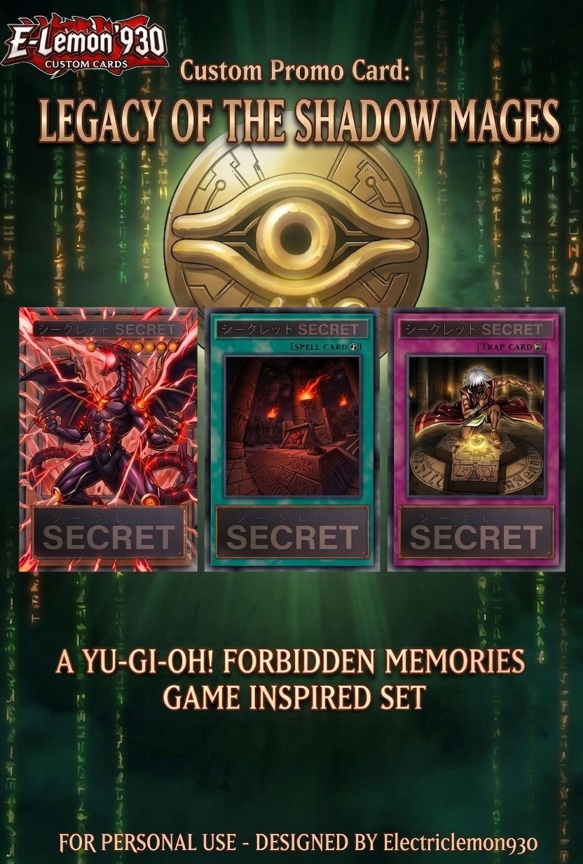 yugioh forbidden memories promo cards Forbidden memories ps1 game promo cards : r/yugiohshowcase