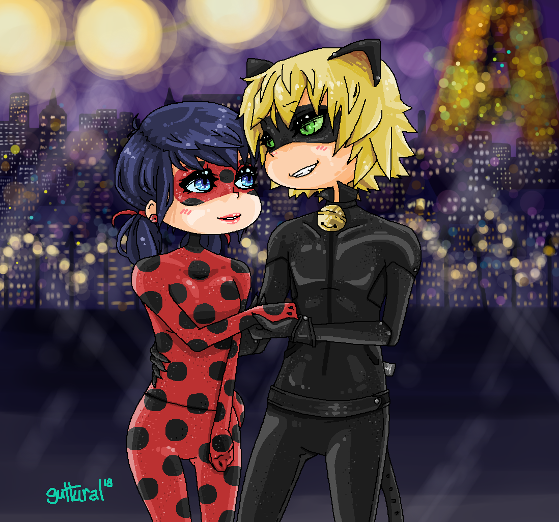 ladybug + chat noir [request]