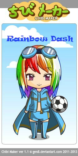 Human RainbowDash