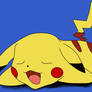 Pikachu Taking a Nap