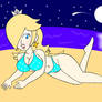 Rosalina at the beach