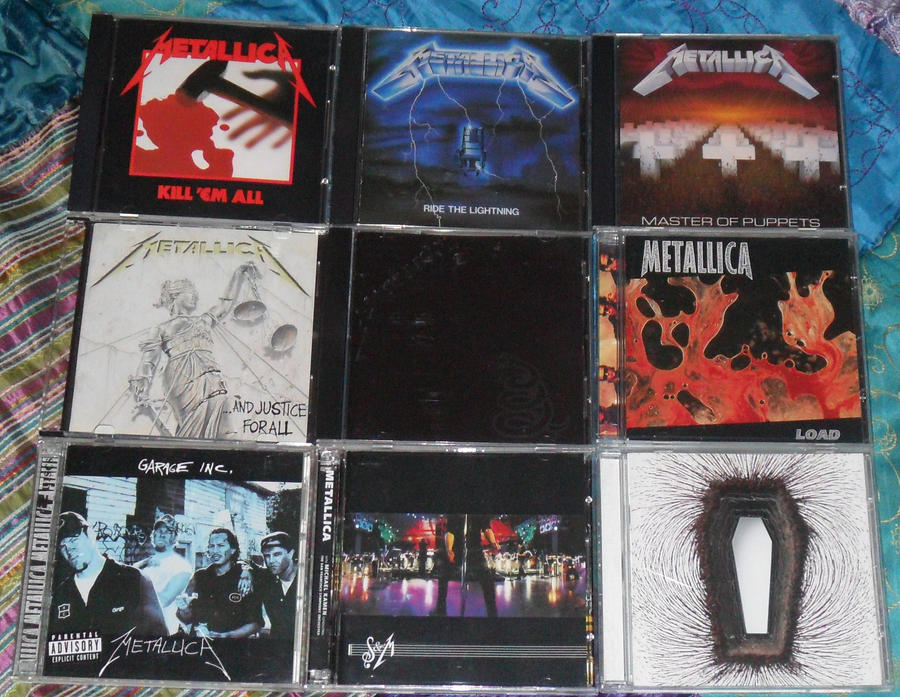 My Metallica CD Collection by Basil4Life on DeviantArt