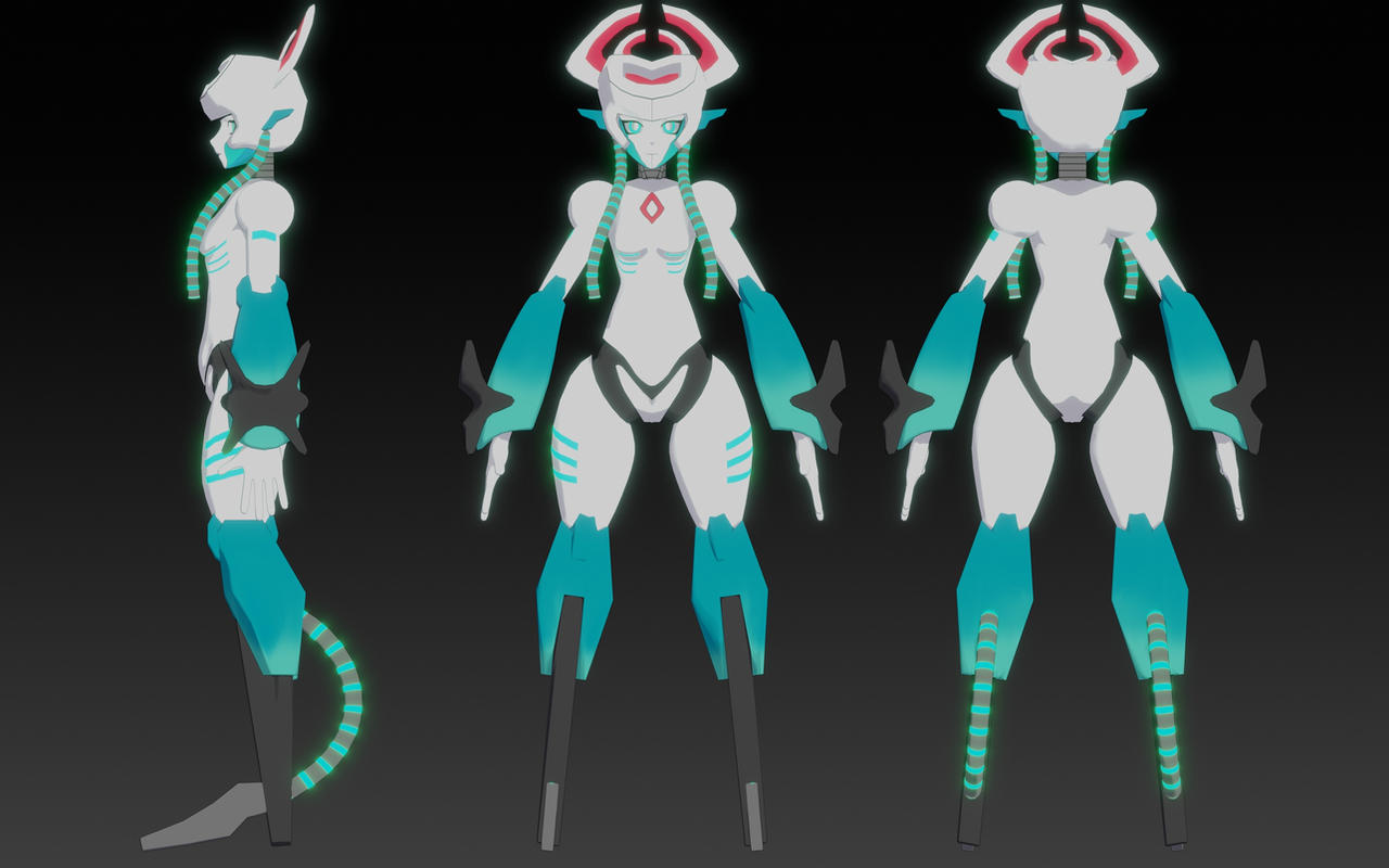 3d Rendered Oc OC 3d model by Teysii on DeviantArt