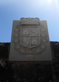 Crest found at the Castillo De San Marcos