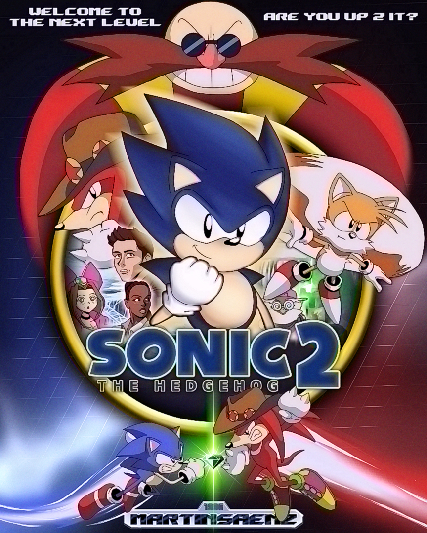 Sonic The Hedgehog 2 - Original Movie Poster