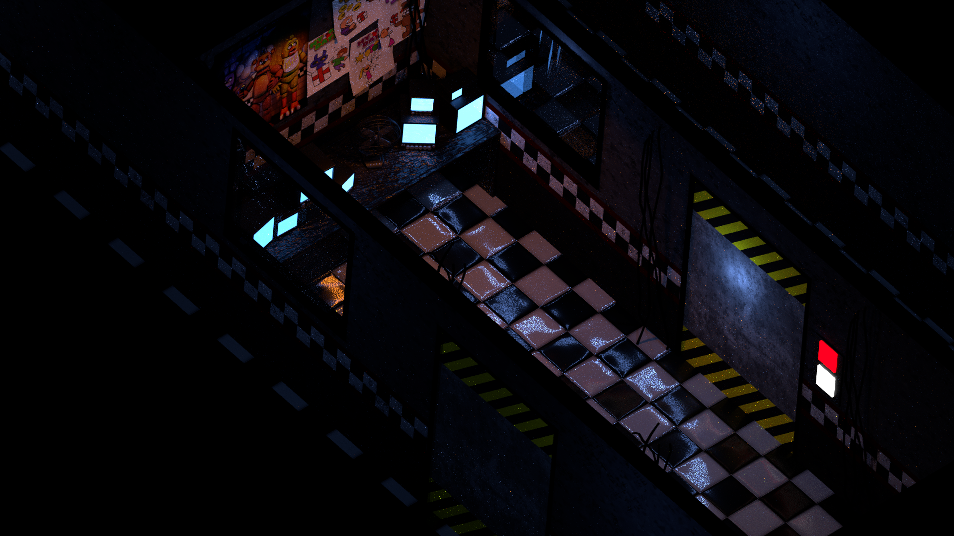 blender fnaf] fnaf 1 office test my model by miniman30 on DeviantArt