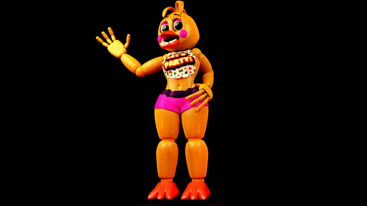 Blender 3d Fnaf Stylized Toy Chica By Miniman30 On.