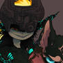 Midna and Wolf Link