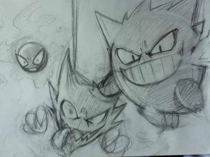 Gangar Evolution Chain sketch