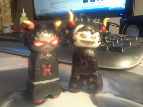 Homestuck figures (Meenah and Gamzee)