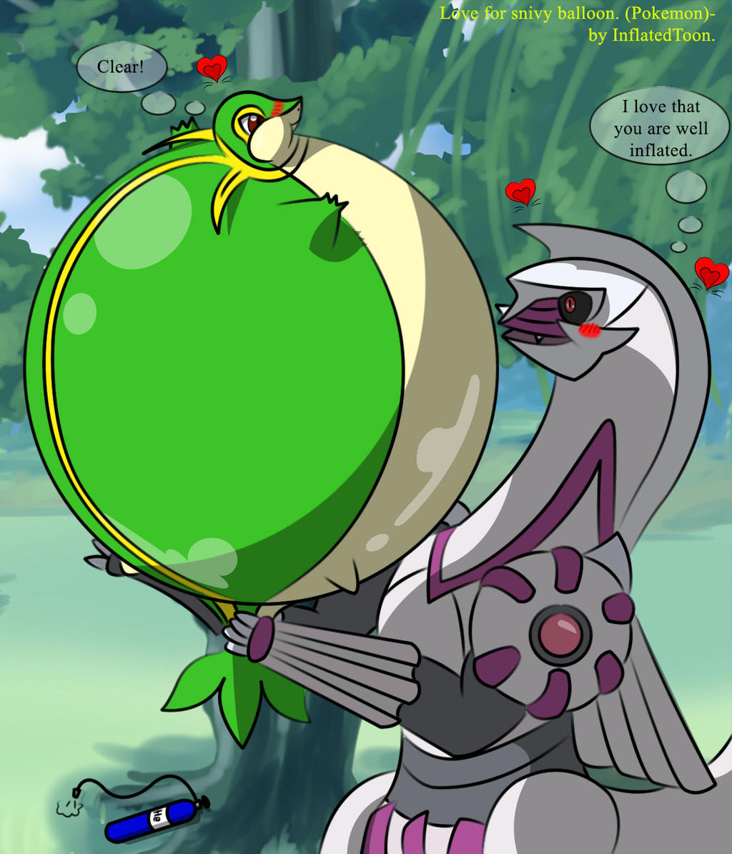 Love for snivy balloon (Pokemon)