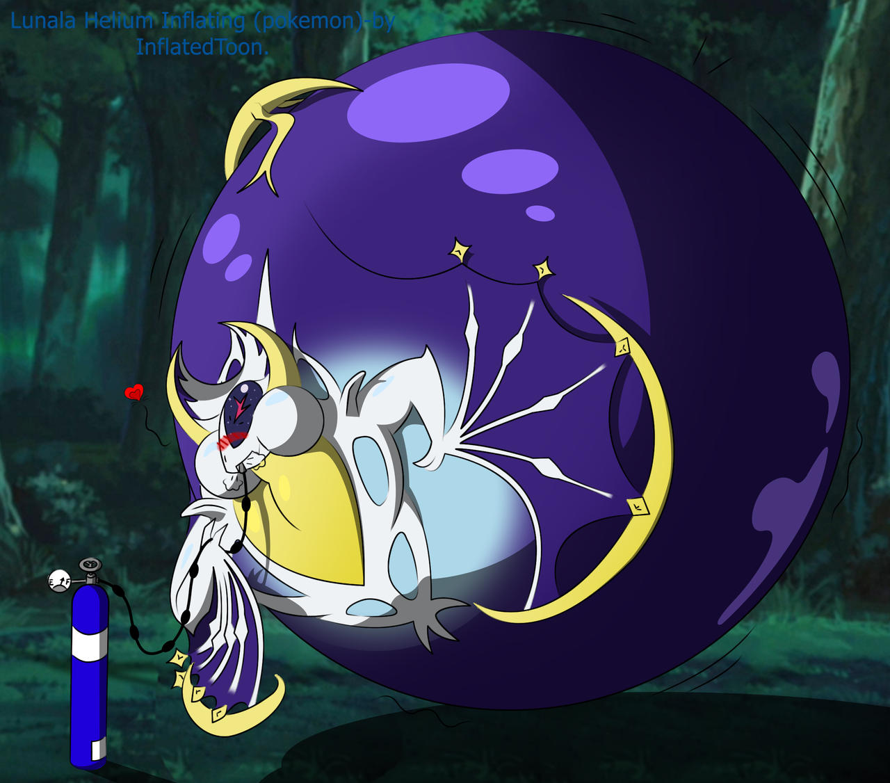 the size of lunala! are there other pokemon that get giant like