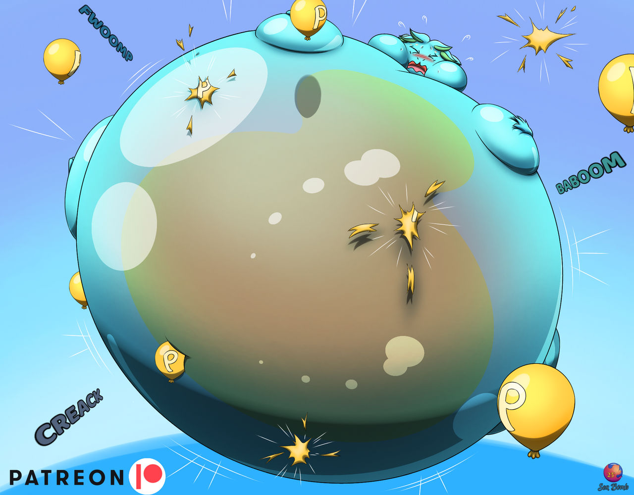 An overinflated adventure 2 (Patreon commission) by SeaTheDragonBomb on ...