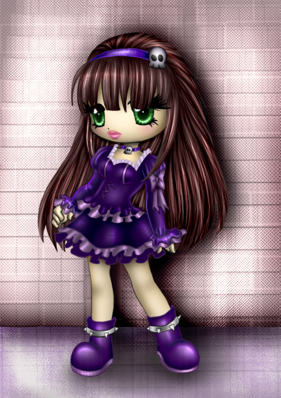 goth lolita colab with Kaelmo by vlower
