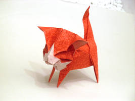 Origami Cute Kitten