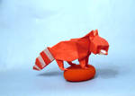 Origami Raccoon by Orestigami