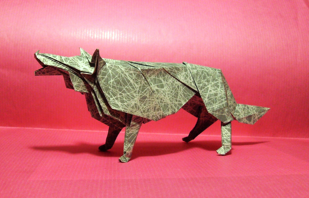 Origami Wolf